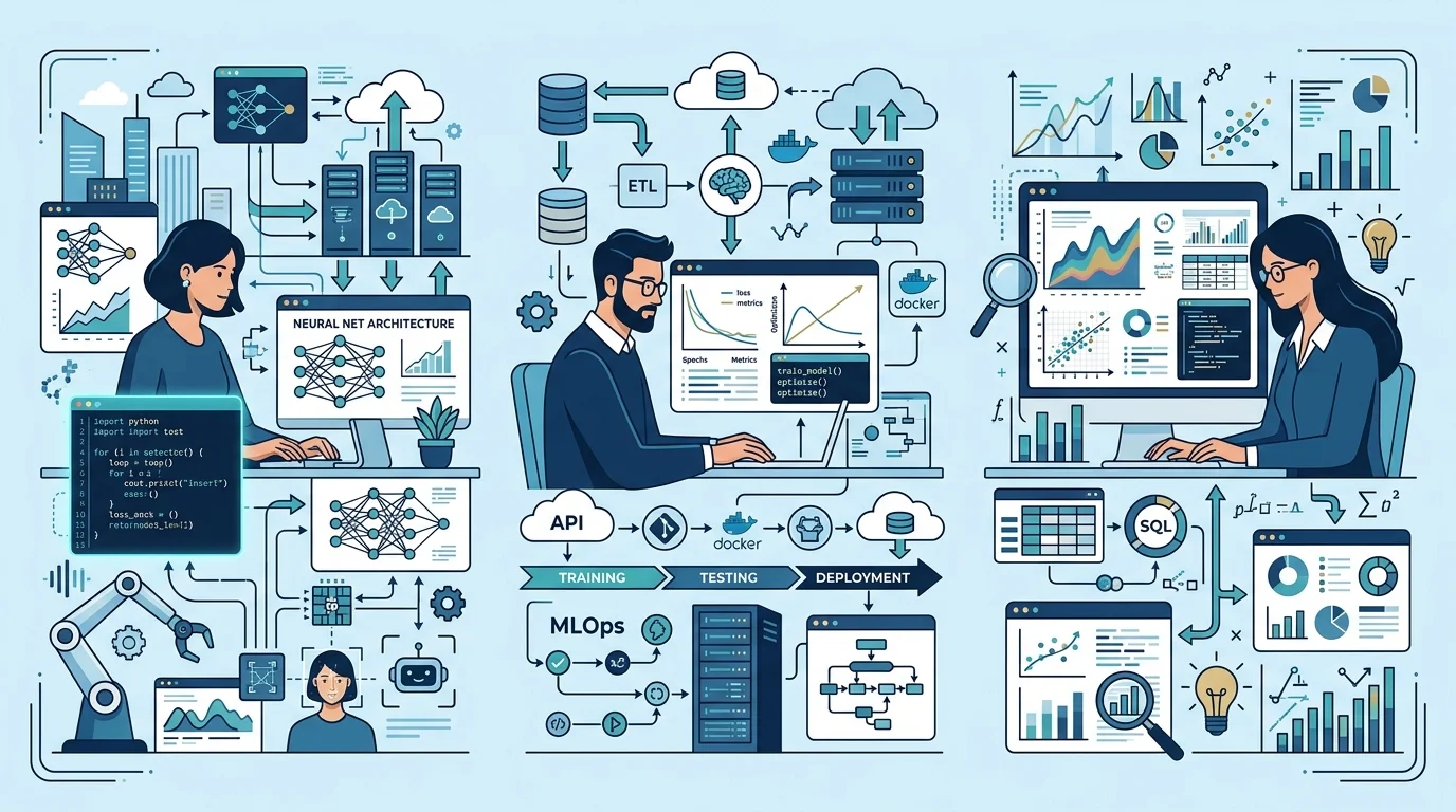 Clean desk with laptop and notebook in a professional office setting